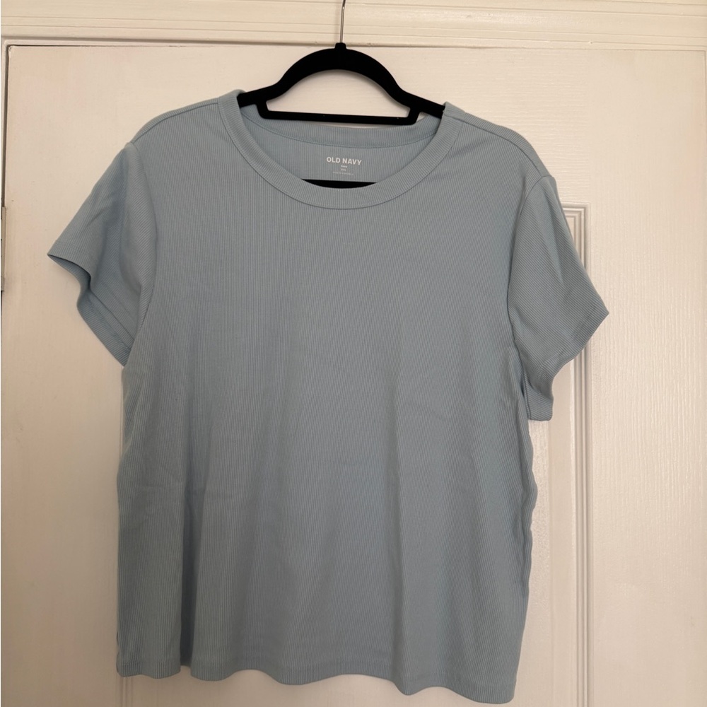Old Navy Light Blue Snug Tee